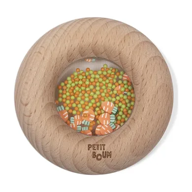 Petit Boum, grzechotka sensoryczna, marchewki