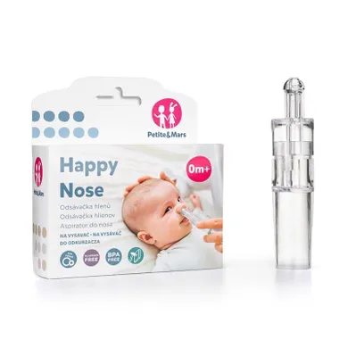 Petite&Mars, Happy Nose, aspirator do nosa, 0m+