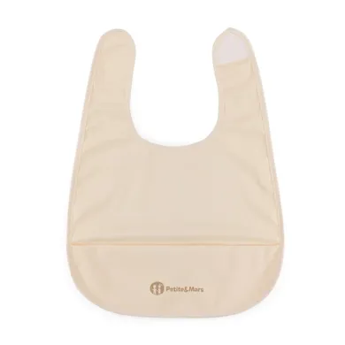 Petite&Mars, PU Nate, śliniak, Desert Sand, 6m+