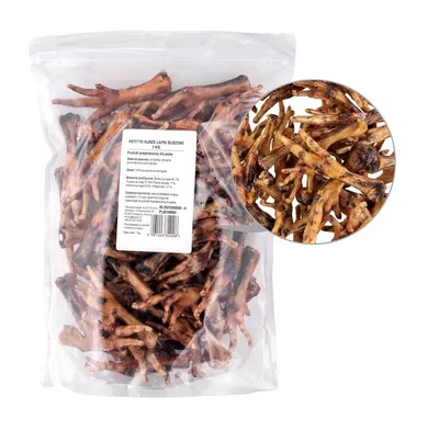 Petitto, kurze łapki suszone, przysmak dla psa, 1kg