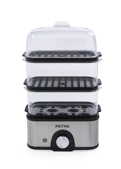 Petra, parowar z 3 poziomami, 500W, 3l