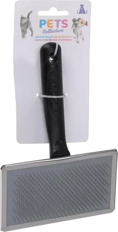 Pets Collection, szczotka druciana dla zwierząt, szeroka, 12-19-2,5 cm