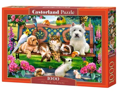 Pets in the Park, puzzle, 1000 elementów