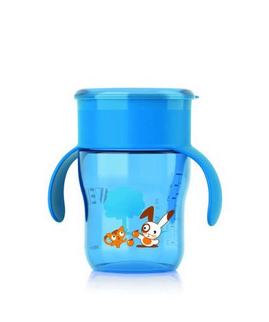 Philips Avent, kubek do nauki samodzielnego picia, boy, 260 ml