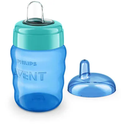 Philips Avent, kubek z ustnikiem, niebieski, 9m+, 260 ml