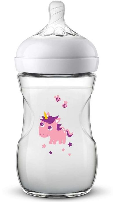 Philips Avent, Natural, Jednorożec, butelka, 260 ml