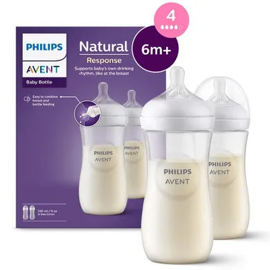 Philips Avent, Responsywne Butelki Natural, butelka, 2-330 ml