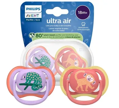 Philips Avent, Ultra Air, smoczek ortodontyczny, 18m+, 2 szt.