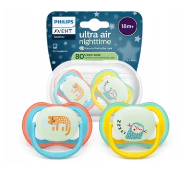 Philips Avent, Ultra Air, smoczek ortodontyczny, 18m+, 2 szt.