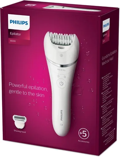 Philips, depilator, Seria 8000, BRE710/00