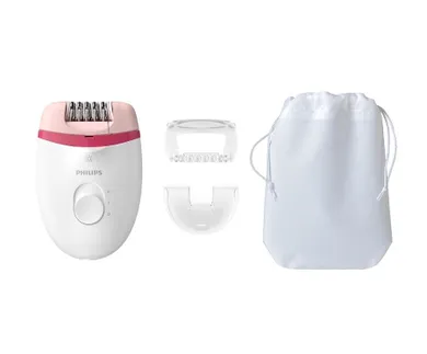 Philips, depilator z dyskami, Satinelle BRE255/00, biały