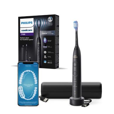 Philips, Sonicare 7100, szczoteczka soniczna z etui, czarna, HX7421/01