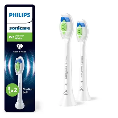 Philips, Sonicare, Optimal White Standard, końcówki do szczoteczki, 2 szt., HX6062/87