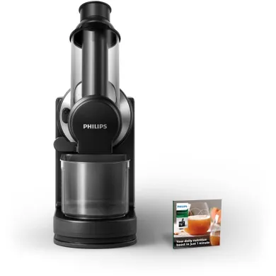 Philips, wyciskarka wolnoobrotowa, HR1889/70, 150W, czarny