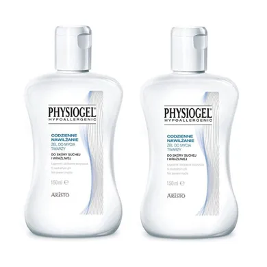 Physiogel, Codzienne Nawilżanie, żel do mycia twarzy do skóry suchej i wrażliwej, 2-150 ml