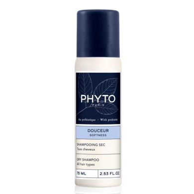 Phyto, Softness, suchy szampon z prebiotykiem, 75 ml