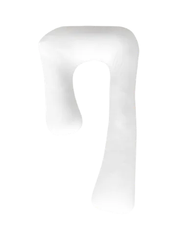 Piapimo, poduszka ciążowa do spania, typ 7, jersey, off white