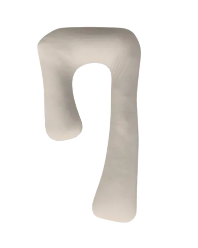 Piapimo, poduszka ciążowa do spania, typ 7, jersey, piaskowa