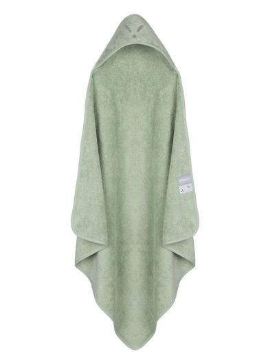Piapimo, TowelPower, ręcznik z kapturkiem, bambusowo-bawełniany, zielony, 90-90 cm