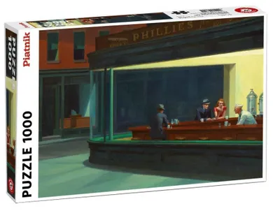 Piatnik, Hopper Nighthawks, puzzle, 1000 elementów