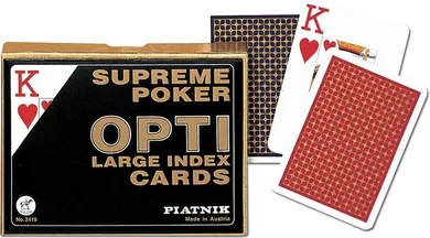 Piatnik, karty do gry, Supreme Poker Opti, 2 talie