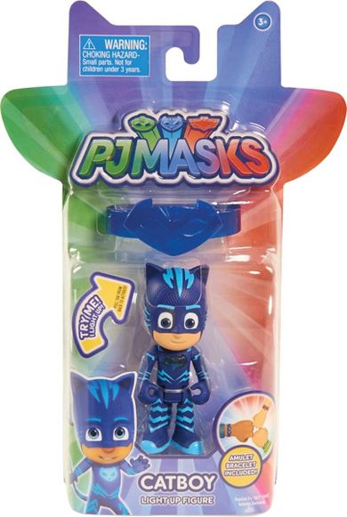 Pidżamersi, Catboy, świecąca figurka z opaską, 7,5 cm