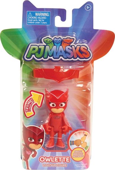 Pidżamersi, Owlette, świecąca figurka z opaską, 7,5 cm