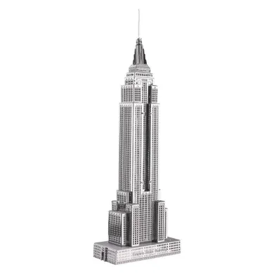 Piececool, Empire State Building, puzzle metalowe, model 3D, 21 elementy