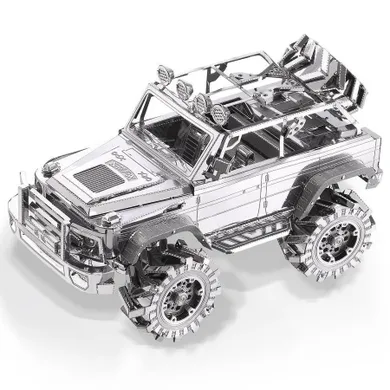Piececool, Samochód Terenowy, puzzle metalowe, model 3D, 157 elementów