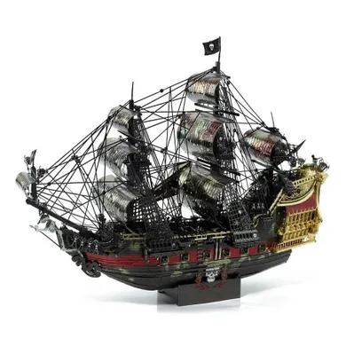 Piececool, Statek Zemsta Królowej, puzzle metalowe, model 3D, 439 elementów