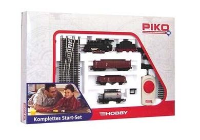 Piko, Kolejka elektryczna, Zestaw startowy cargo z parowozem, H0