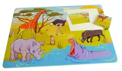 Pilch, Safari, puzzle, 20 elementów