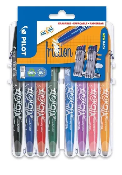 Pilot, FriXion, pióro kulkowe, 0.7, 8 kolorów