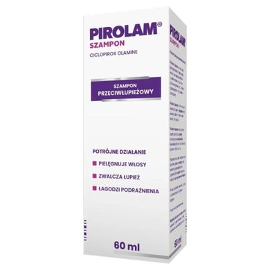 Pirolam, szampon przeciwłupieżowy, 60 ml