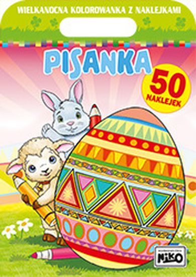 Pisanka. Wielkanocna kolorowanka z naklejkami
