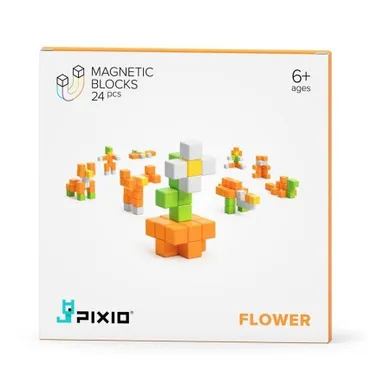 Pixio, Flower, klocki magnetyczne, 24 elementy