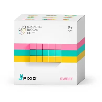 Pixio, Sweet, klocki magnetyczne, 60 elementów