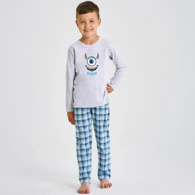 Piżama chłopięca, szara, Joel, Taro