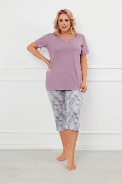 Piżama damska, plus size, mix, Ibena, Italian Fashion