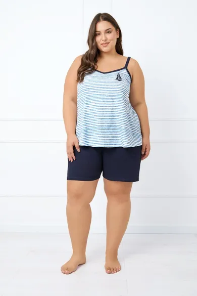 Piżama damska, plus size, mix, Italian Fashion