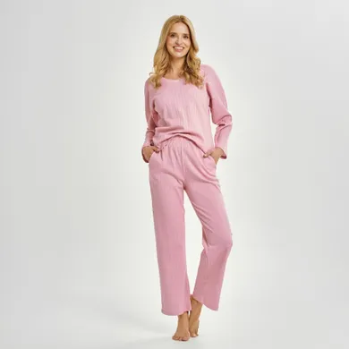 Piżama damska, różowa, Eleonora, Taro