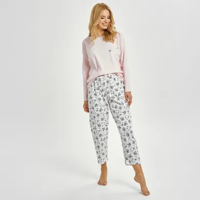 Piżama damska, różowa, Ella, Taro