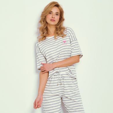 Piżama damska, szara, Taro