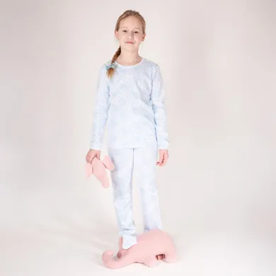 Piżama dziewczęca, biała, Nicol