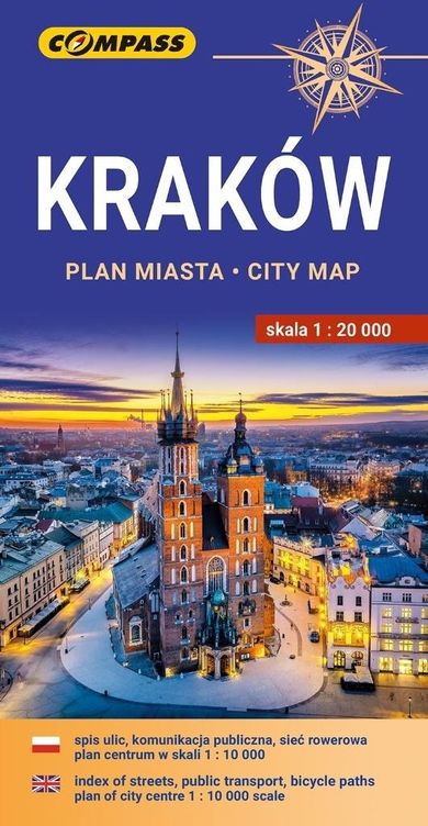 Plan miasta. Kraków 1:20 000