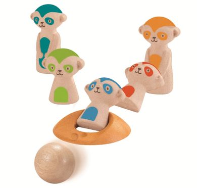 Plan Toys, surykatki, kręgle