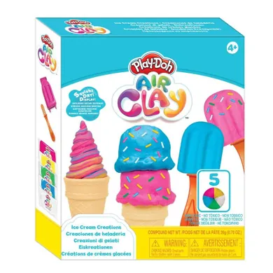 Play-Doh, Air Clay, Ice Cream Creations, zestaw kreatywny