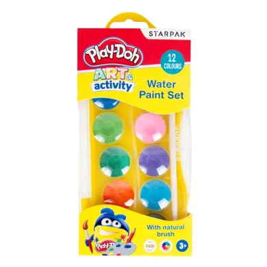 Play-Doh Art & Activity, farby akwarelowe, 12 kolorów