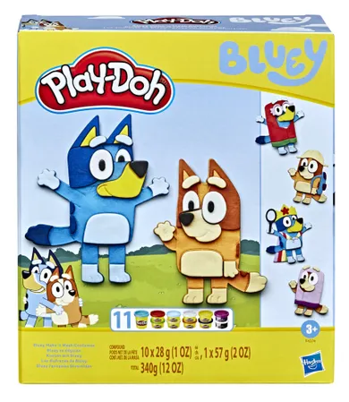 Play-Doh, Bluey, Kostiumy Bluey, zestaw kreatywny do zabawy