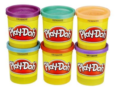 Play-Doh, Ciastolina, zestaw podstawowy, 6 kolorów